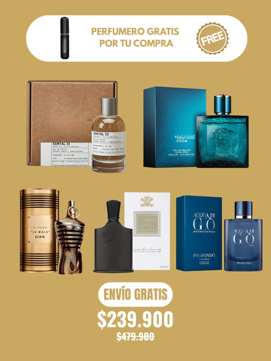 Santal33 VersaceEros JPGElixir CreedGrendIrish GioProfondo perfumero