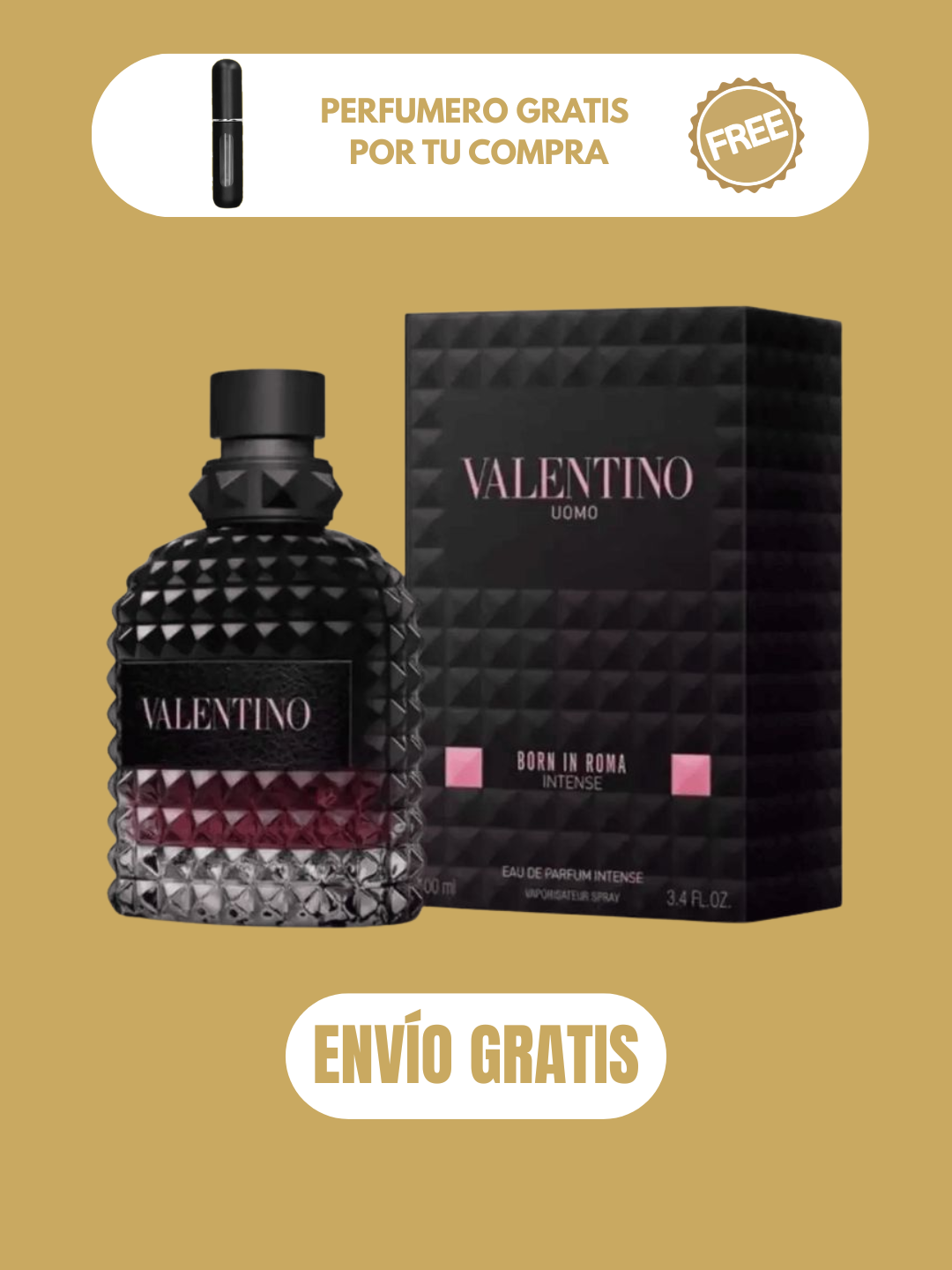 Born in roma intense - 100ml + OBSEQUIO