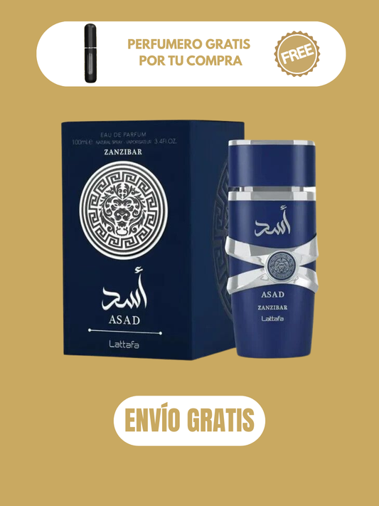 Asad Zamzibar Lattafa - 100ml + OBSEQUIO
