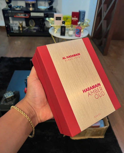 Amber Oud Rouge Al Haramain  - 100ml + OBSEQUIO